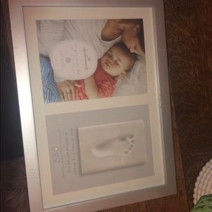 Baby frame with clay impressions kit